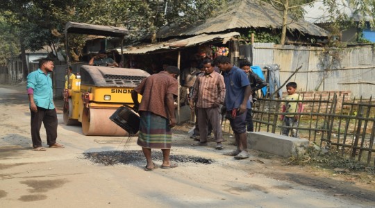 নীলফামারী পৌরসভা,নীলফামারী। অবকাঠামো ও রক্ষনাবেক্ষন (O&M)এর স্থির চিত্র